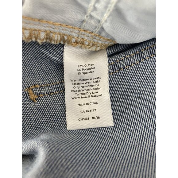 Talbots Womens Jeans Adult Size 12 Slim Ankle Light Wash Stretch Casual 5 Pocket - Picture 4 of 11